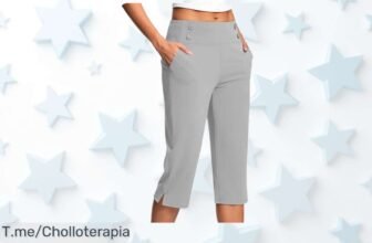 Pantalón chándal mujer con bolsillos y cintura alta la comodidad definitiva para pilates yoga y más nunca visto precio loco super chollo ¡aprovecha ya antes que vuelen!