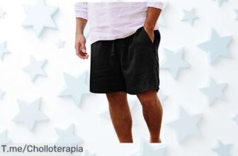 Pantalón corto para hombre súper ligero con bolsillo cómodo y cintura elástica aprovecha este ofertón de precio loco descuento brutal nunca visto corre que vuelan las unidades