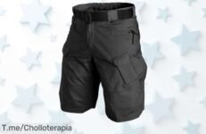 Pantalones cortos militares urbanos impermeables con carga táctica y secado rápido nunca vistos a precio loco corre ya por este ofertón limitada oferta de ganga
