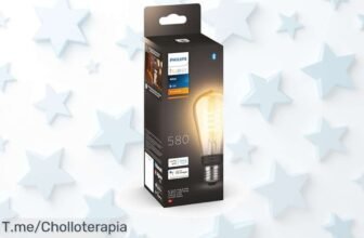 Philips Hue bombilla inteligente de filamento luz cálida regulable con control por voz un super chollo único con descuento brutal para iluminar tu hogar ¡aprovecha ya esta oferta limitada!