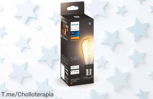 Philips Hue bombilla inteligente de filamento luz cálida regulable con control por voz un super chollo único con descuento brutal para iluminar tu hogar ¡aprovecha ya esta oferta limitada!