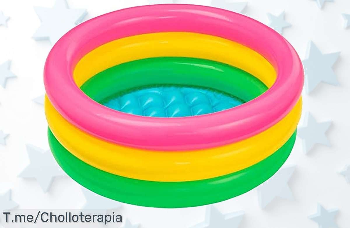 Piscina hinchable para peques con base extra segura y diseño divertido precio de ganga nunca visto llévate este ofertón ya antes que se agote ¡descuento brutal solo hoy!