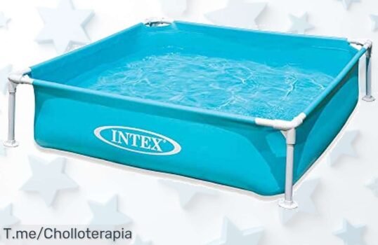 Piscina infantil desmontable con vinilo resistente y parche para arreglar pinchazos disfruta un baño seguro en minutos a precio loco aprovecha el ofertón antes que acabe