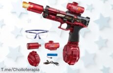 Pistola de agua eléctrica con luces y sonidos a precio loco para disparos increíbles que ganan la batalla aprovecha este ofertón limitado antes que se acabe el descuento brutal