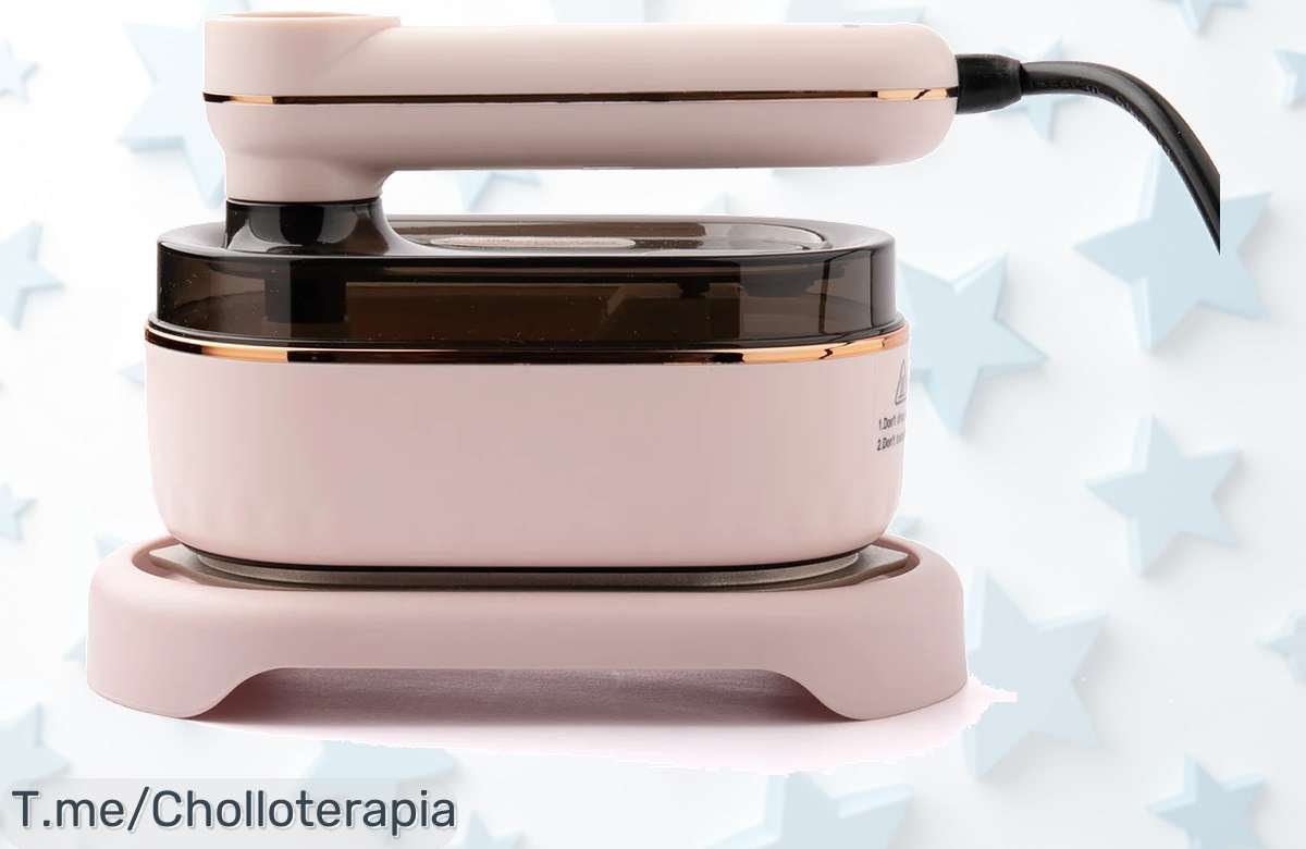 Plancha de inducción a vapor 1000W con descuento brutal que elimina arrugas y desinfecta al instante precio loco nunca visto corre antes que se agote este super chollo