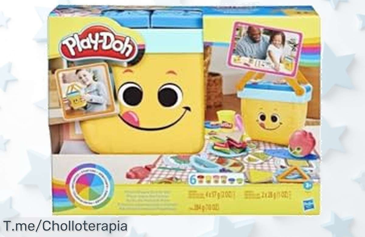 PlayDoh set de iniciación con 9 accesorios y 4 colores para crear, aprender y jugar a tope precio loco nunca visto disfruta este ofertón ¡corre que vuela!