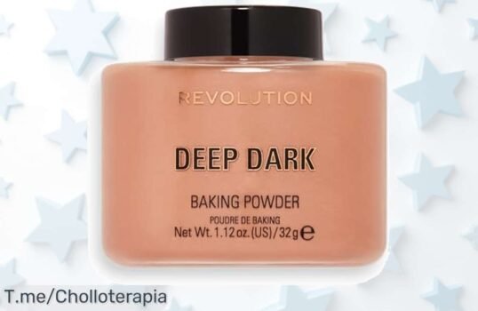 Polvos fijadores Makeup Revolution para piel oscura con acabado natural que dura todo el día sin brillos precio loco y descuento brutal aprovecha este ofertón único ¡corre ya!