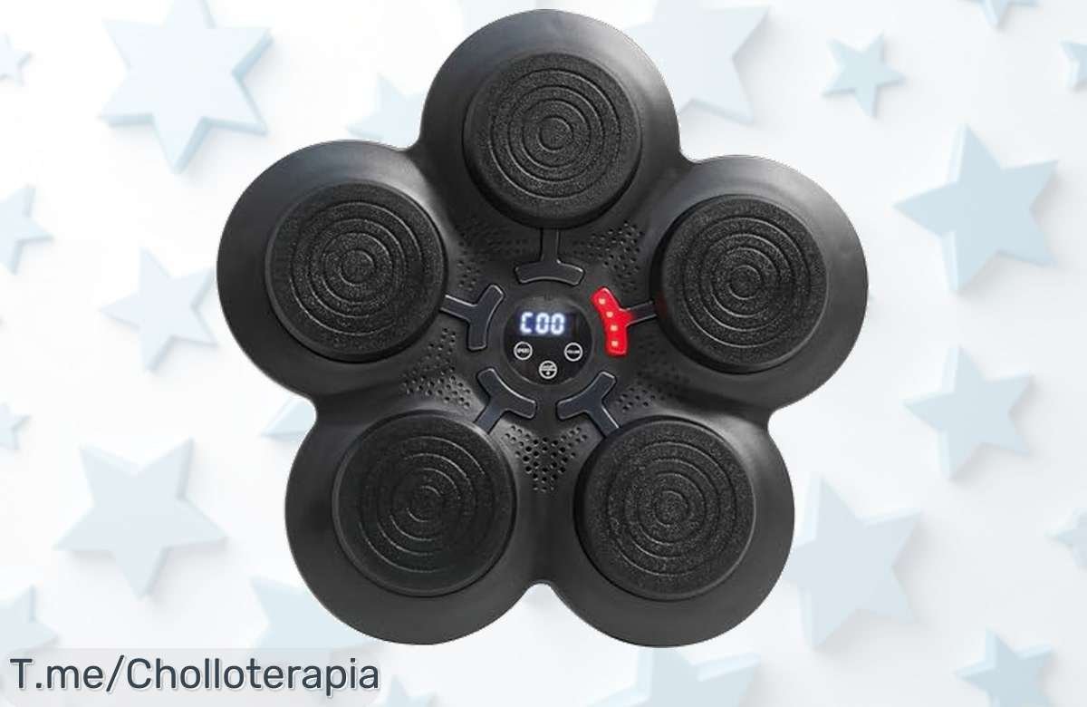 Potente Vielrosse Music Boxing Machine: ¡Entrena al ritmo de tu música favorita con 9 velocidades! No te pierdas este ofertón y compra ahora antes que se agote.