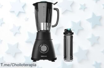 Potente batidora Cecotec 2500W con cuchillas de titanio y botella portátil a precio loco aprovecha este super chollo único antes que se acabe tu descuento brutal nunca visto compra ya
