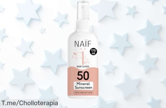 Protege la piel de tus peques con Naïf Crema Solar Mineral SPF50 a un precio loco, ¡no te pierdas este super chollo antes de que se acabe! Haz clic y compra ya