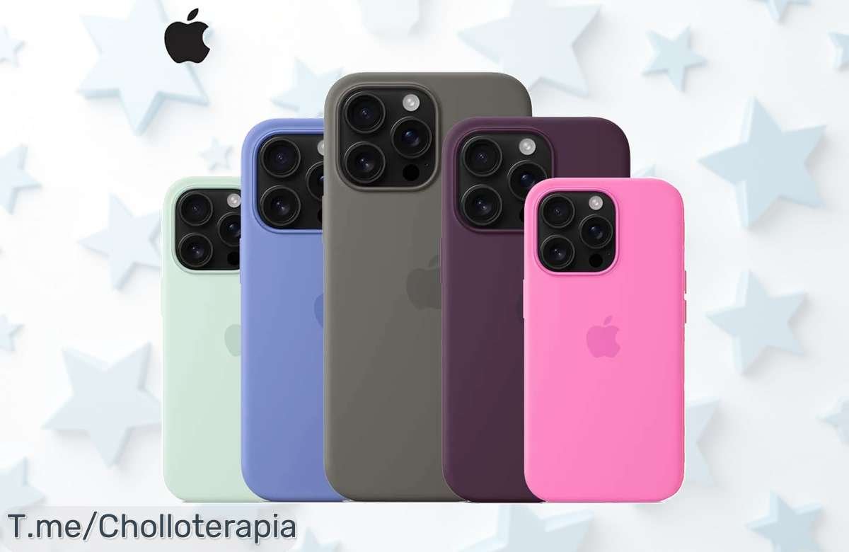 Protege tu iPhone con funda magnética silicona líquida original Apple carga inalámbrica a precio loco nunca visto aprovecha este ofertón de descuento brutal y cómprala ya