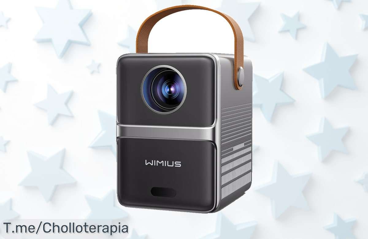 Proyector portátil 18000 lúmenes con WiFi y Bluetooth juntos en un precio loco nunca visto disfruta de Full HD al máximo aprovecha este descuentazo limitadísimo compra ya