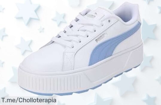 Puma Karmen L para mujer con logo metalizado y suela ultra resistente precio loco que nunca viste aprovecha este ofertón limitada y corre a conseguir tu super chollo