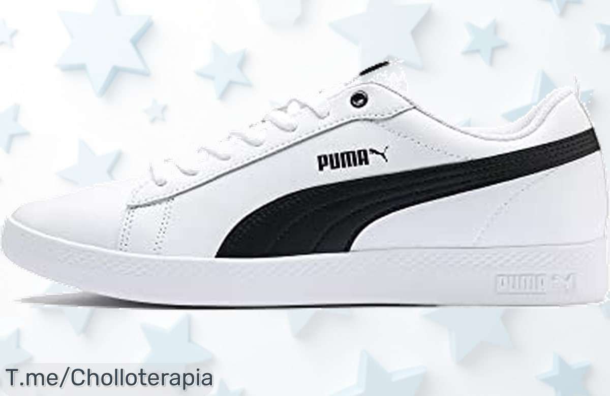 Puma Smash Wns v2 L White Black talla 41 con caída de precio brutal deportivas de cuero suave que nunca pasan de moda super chollo limitado aprovecha este ofertón único antes que se acabe