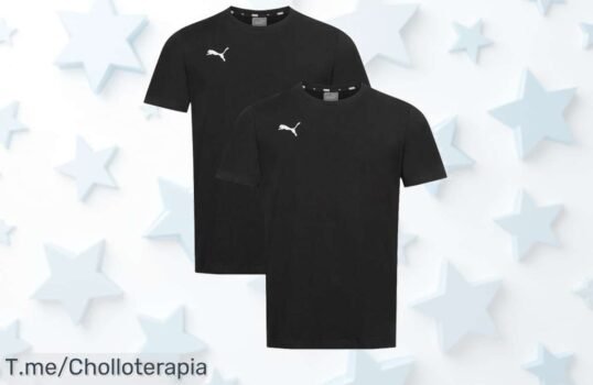 Puma teamGOAL pack de 2 camisetas para hombre con precio loco y descuento brutal disfruta un ofertón nunca visto corre antes que se agoten compra ya