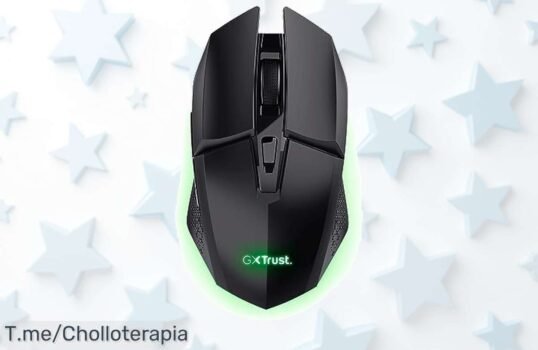 Ratón inalámbrico Trust GXT 110 Felox con luz led multicolor y batería de 80h precio loco sin cables ni líos aprovecha este ofertón nunca visto ¡compra ya!