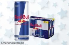 Red Bull 8 x 250ml con cafeína en precio loco para energía al instante disfruta este ofertón nunca visto y corre por tu descuento brutal antes que se acabe