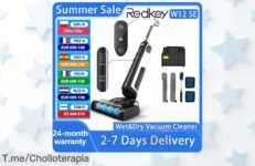 Redkey inalámbrica W12 SE con autolavado y secado multisuperficie disfruta de un precio loco nunca visto para limpiar fácil corre que es super chollo limitado