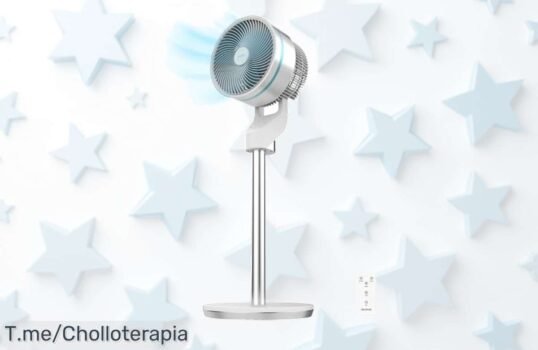 Refresca tu verano con el ventilador Cecotec 60W mando a distancia tres velocidades oscilación temporizador aprovecha este super chollo precio loco único y limitado actúa ya