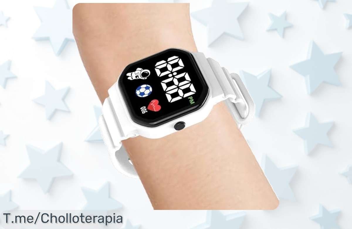 Reloj deportivo digital para niños con pantalla LED clara y resistente al agua en un precio loco que nunca antes viste aprovecha este ofertón único y cómpralo ya