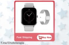 Reloj inteligente con pantalla gigante y altavoz incluida súper chollo para mejorar tu sueño precio de ganga brutal oferta nunca vista compra ya antes que se acabe