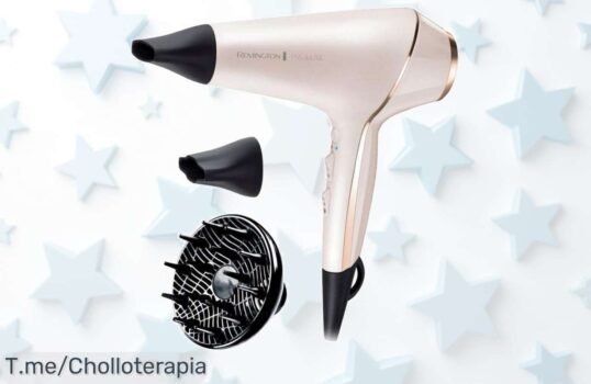 Remington ProLuxe con tecnología iónica y motor potente a precio loco disfruta de 3 temperaturas, accesorios y un super chollo nunca visto oferta limitada ¡compra ya!