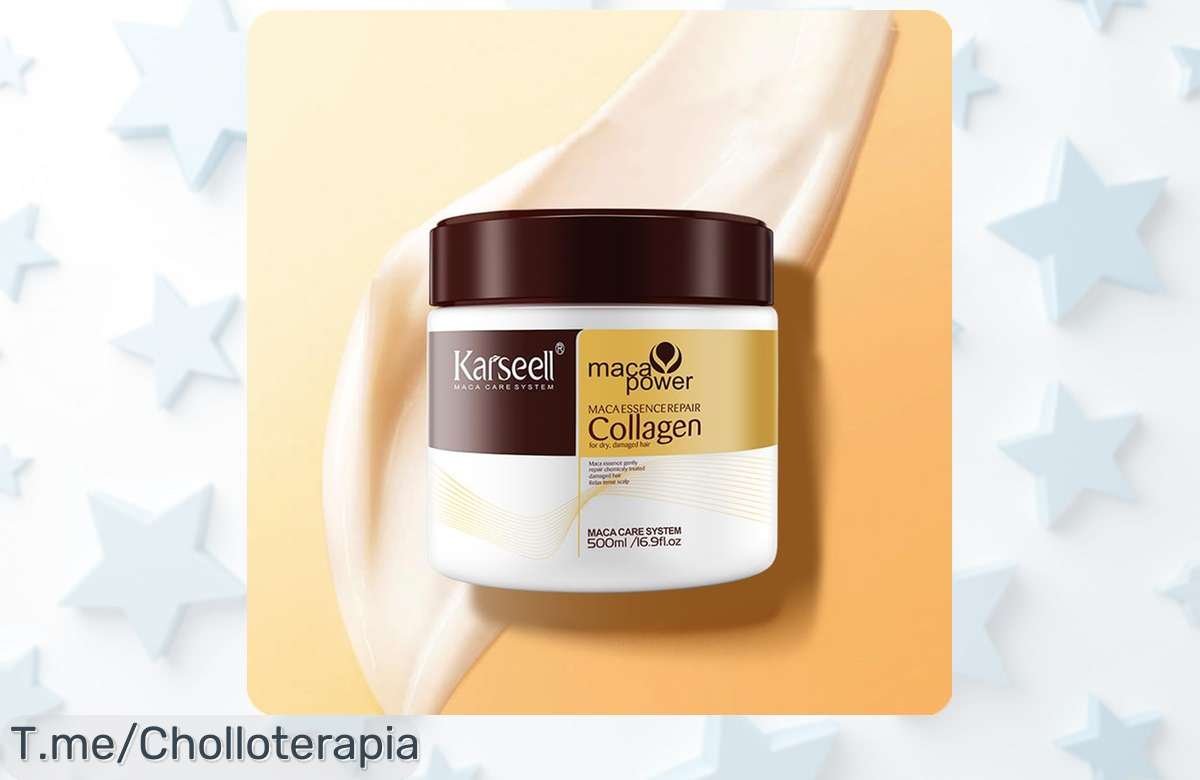 Renueva tu cabello con Karseell: ¡Mascarilla capilar mágica que repara y hidrata al instante! Aprovecha el ofertón único, stock limitado. ¡Compra ya antes de que se acabe!