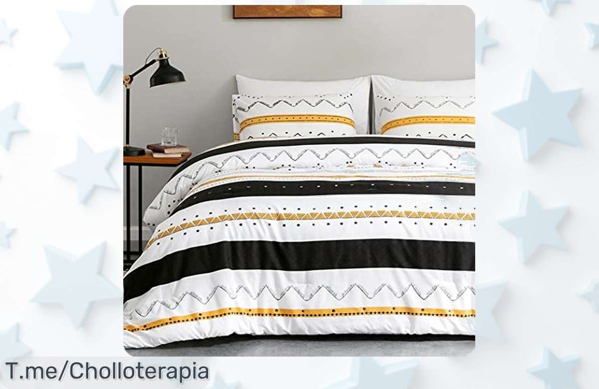 Renueva tu cama con la funda nórdica Tokokimo bohemia descubre este ofertón con precio loco y descuento brutal aprovecha ya que es un super chollo limitado ¡no lo dejes escapar!