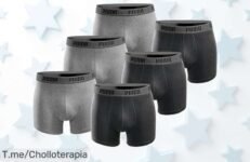 Renueva tu ropa interior con el súper chollo de 6 calzoncillos bóxer PUMA a un precio de ganga que no volverás a ver ¡Actúa rápido antes de que se agoten!