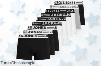 Renueva tu ropa interior con este ofertón de 9 bóxers Jack & Jones a un precio loco, suavidad y frescura que no encontrarás en ningún otro lugar ¡Compra ya antes de que se agoten!