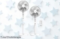 Renueva tu verano con el ventilador Newlux W550: oscilación y mando a distancia en un super chollo ¡Aprovecha este ofertón limitado antes de que se agote!
