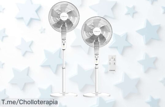 Renueva tu verano con el ventilador Newlux W550: oscilación y mando a distancia en un super chollo ¡Aprovecha este ofertón limitado antes de que se agote!
