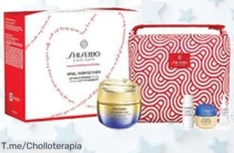 Revitaliza tu piel con el Estuche Vital Perfection de SHISEIDO: ¡crema antiedad a precio loco! Aprovecha este super chollo antes de que se agote ¡Compra ya y brilla!