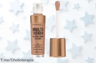 Rimmel multitasker fair light 002 con aplicador top brillo y nutrición todo el día super chollo precio loco descuento brutal corre que vuelan las unidades