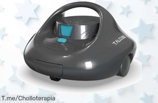 Robot limpiador Talosbo Pleco con súper succión para piscinas hasta 80 m² disfruta de un ofertón y olvídate del esfuerzo precio loco solo por tiempo limitado corre ya