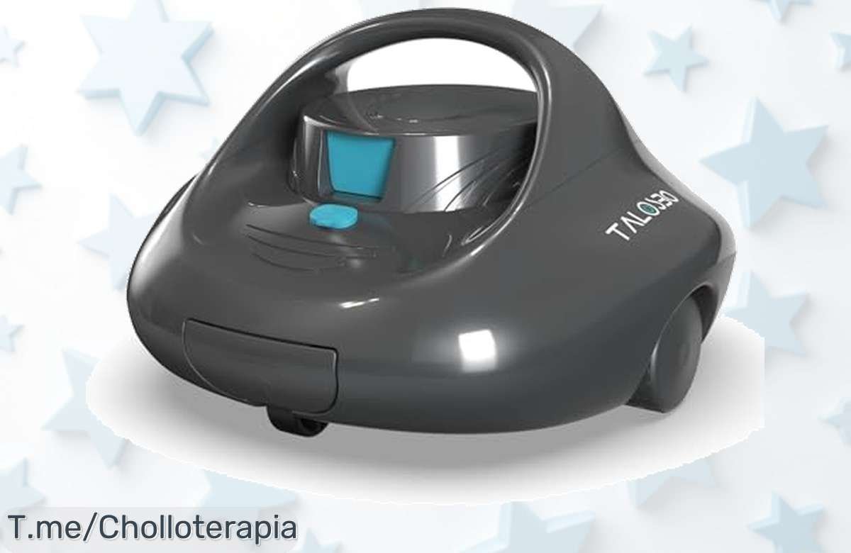 Robot limpiador Talosbo Pleco con súper succión para piscinas hasta 80 m² disfruta de un ofertón y olvídate del esfuerzo precio loco solo por tiempo limitado corre ya