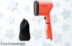 Rowenta Pure Pop vapor potente elimina arrugas gérmenes en 15 segundos más almohadilla reversible quita pelusas precio loco super chollo ¡aprovecha ahora!