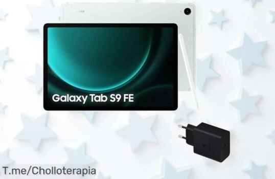 Samsung Galaxy Tab S9 FE con pantalla gigante y batería para todo el día oferta nunca vista precio loco que vuela aprovecha este super chollo ya antes de que desaparezca