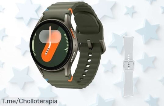 Samsung Galaxy Watch7 40mm versión española con correa verde supera tu salud y entrenos con batería duradera aprovecha este ofertón nunca visto precio loco regalo limitado empieza ya