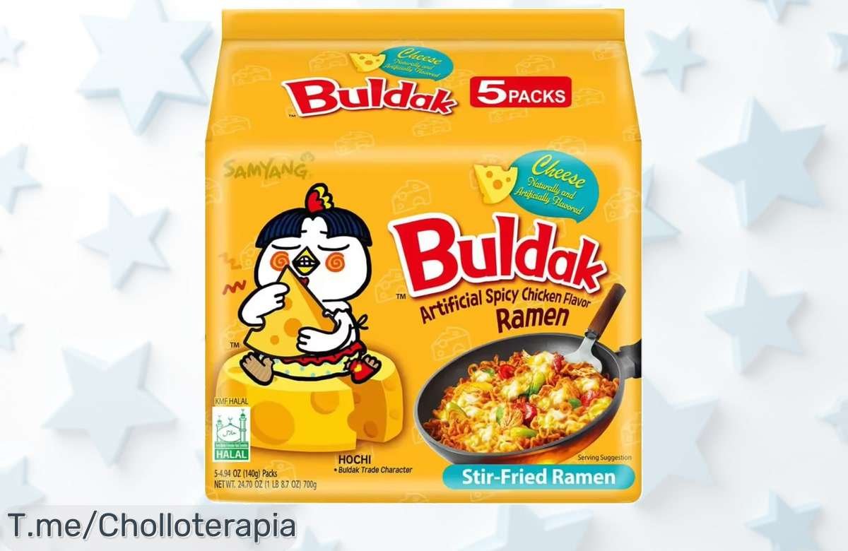 Samyang cheese buldak hot chicken ramen el super chollo picante con sabor explosivo que no puedes perder aprovecha este ofertón y descuento brutal ¡compra ya antes que se acabe!