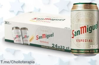 San Miguel Especial Lager 24 latas sabor único y refrescante con descuento brutal solo hoy precio de ganga corre que se acaba este ofertón nunca visto