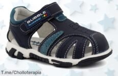 Sandalia de piel niño BUBBLE KIDS a precio loco, perfecta para jugar con estilo ¡No te pierdas este ofertón limitado! Haz que cada paso cuente, aprovecha ya esta ganga