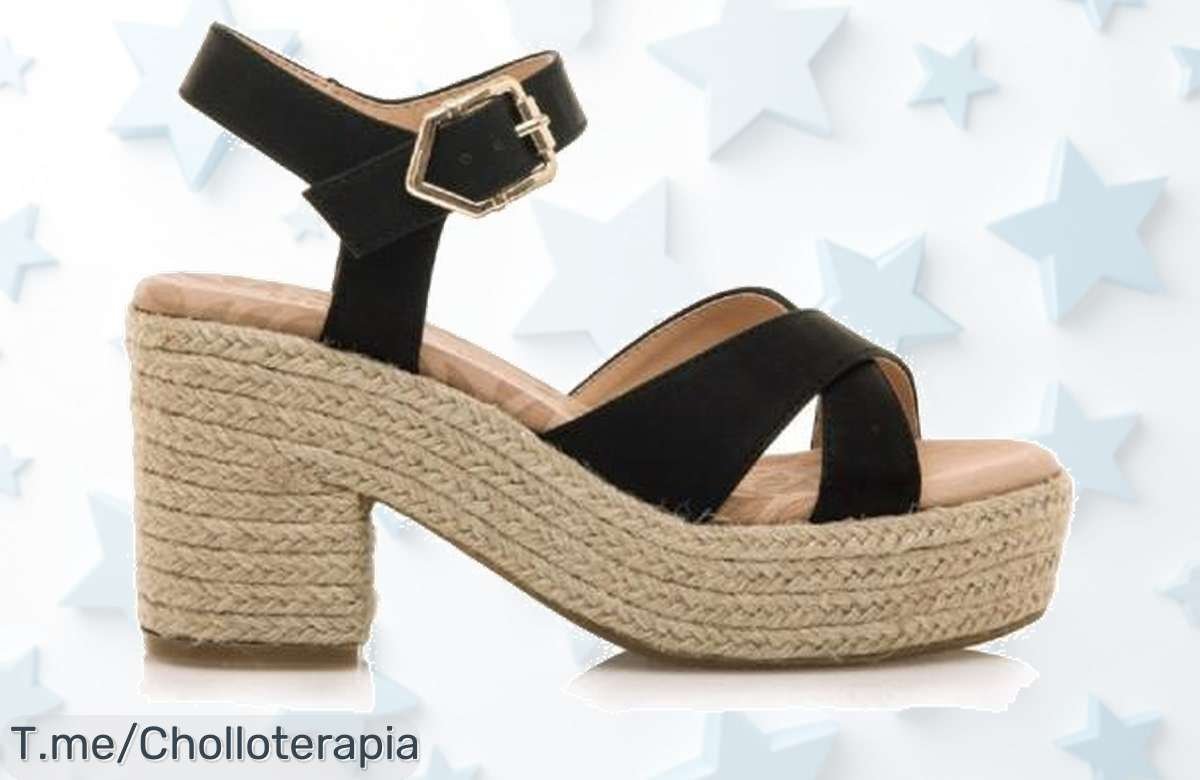 Sandalias Mustang tacón negro con caída de precio brutal solo hoy un super chollo que no puedes dejar pasar corre y aprovecha este ofertón único antes que se acabe