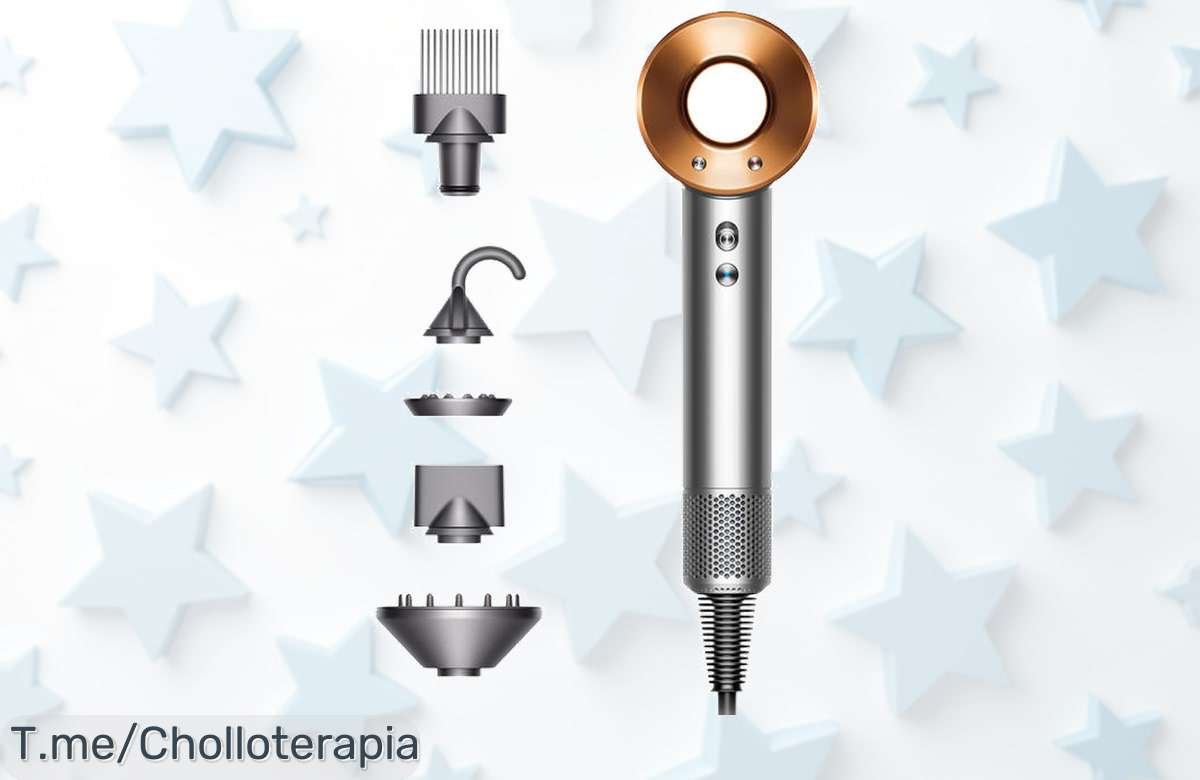 Secador Dyson Supersonic rápido y sin calor extremo con un descuento brutal nunca visto aprovecha este ofertón a precio loco antes de que se acaben las unidades corre ya