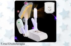 Secador de botas con ozono y doble soporte secando rápido 2 pares sin líos precio loco descuento brutal único aprovecha este ofertón antes que se acabe