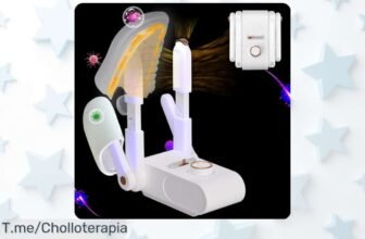 Secador de botas con ozono y doble soporte secando rápido 2 pares sin líos precio loco descuento brutal único aprovecha este ofertón antes que se acabe