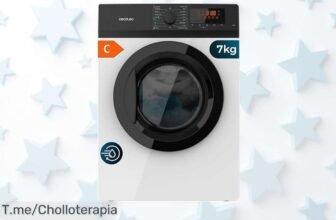 Secadora Cecotec 7Kg con sensores inteligentes para un secado perfecto y seguro disfruta de este ofertón con descuento brutal nunca visto solo hoy precio loco corre ya