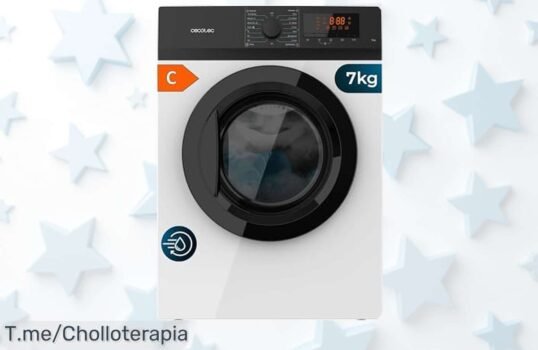 Secadora Cecotec 7Kg con sensores inteligentes para un secado perfecto y seguro disfruta de este ofertón con descuento brutal nunca visto solo hoy precio loco corre ya