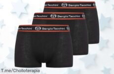 Sergio Tacchini bóxer pack de 3 calidad top con descuento brutal para que renueves tu ropa interior ya este ofertón volará ¡aprovecha precio loco único!