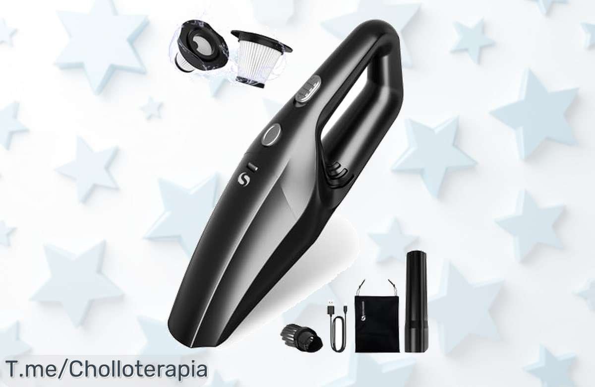 Servomaster aspirador de mano sin cables con súper succión y filtro hepa disfruta el beneficio de limpiar hasta los rincones más difíciles en un ofertón con descuento brutal ¡aprovecha ya precio de ganga!